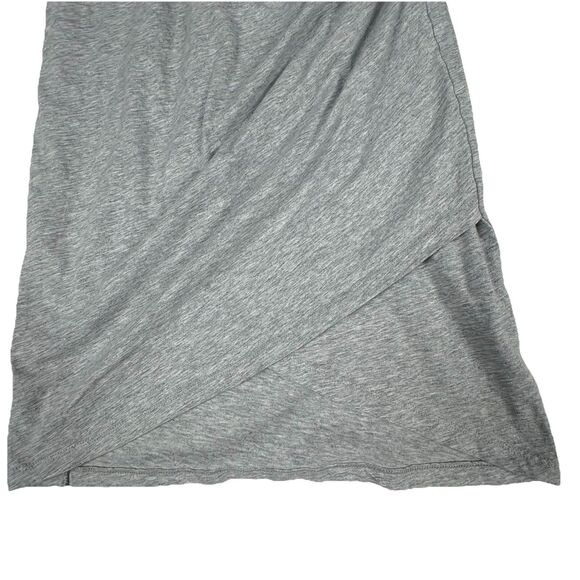 NWT bobi x Revolve Shirred Tank Dress Heather Gray Bodycon Ruched Mini Small - Picture 5 of 6